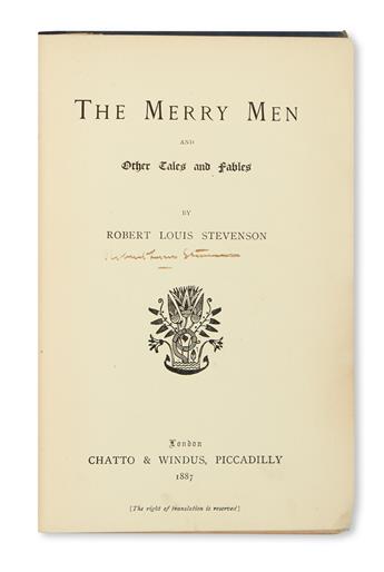 STEVENSON, ROBERT LOUIS. The Merry Men and Other Tales and Fables.